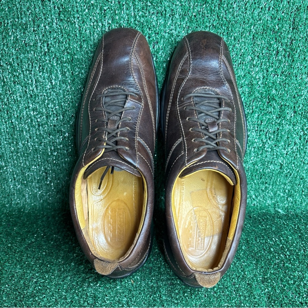 TIMBERLAND Brown Leather Lace Up‎ Casual Oxford Sneaker Mens Size 11 M - Picture 5 of 12